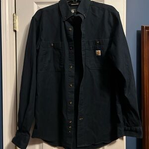 Carhartt Men's Navy Jacket/shirt